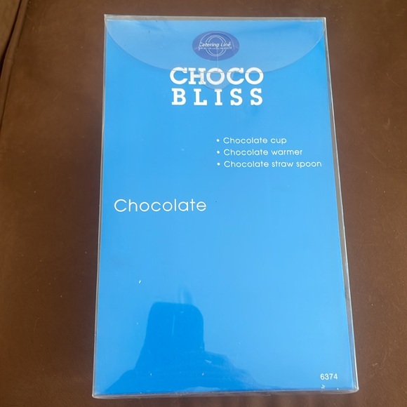 NWT: Choco Bliss Chocolate Warmer Cup and Straw Spoon Set! - Picture 5 of 13